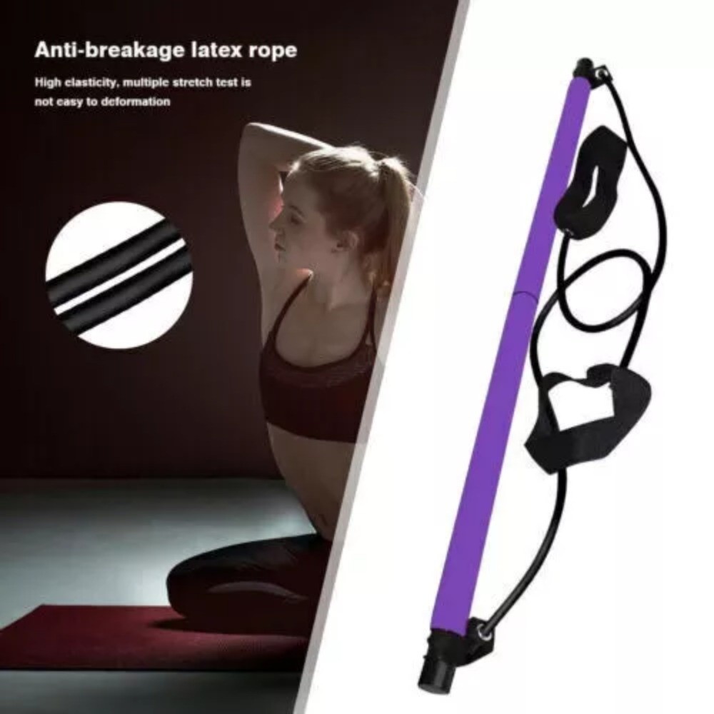 Pilates Yoga Barı - Peralatan Yoga Berbentuk Batang Pilates Elastis,