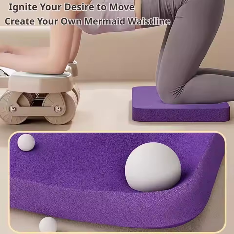 Pilates Yoga Matte - 1 buah Bantalan Keseimbangan Busa Anti-Selip,