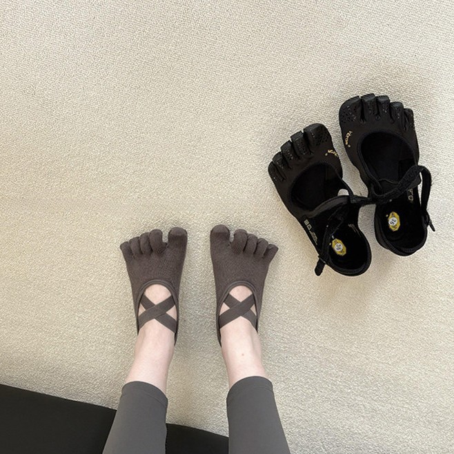 Home Pilates Yoga - Kaos Kaki Yoga Wanita dengan Tali