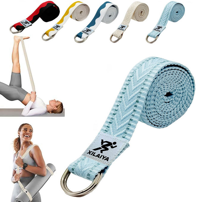 Pilates Yoga Matte - Tali Anti Selip yang Dapat Disesuaikan,