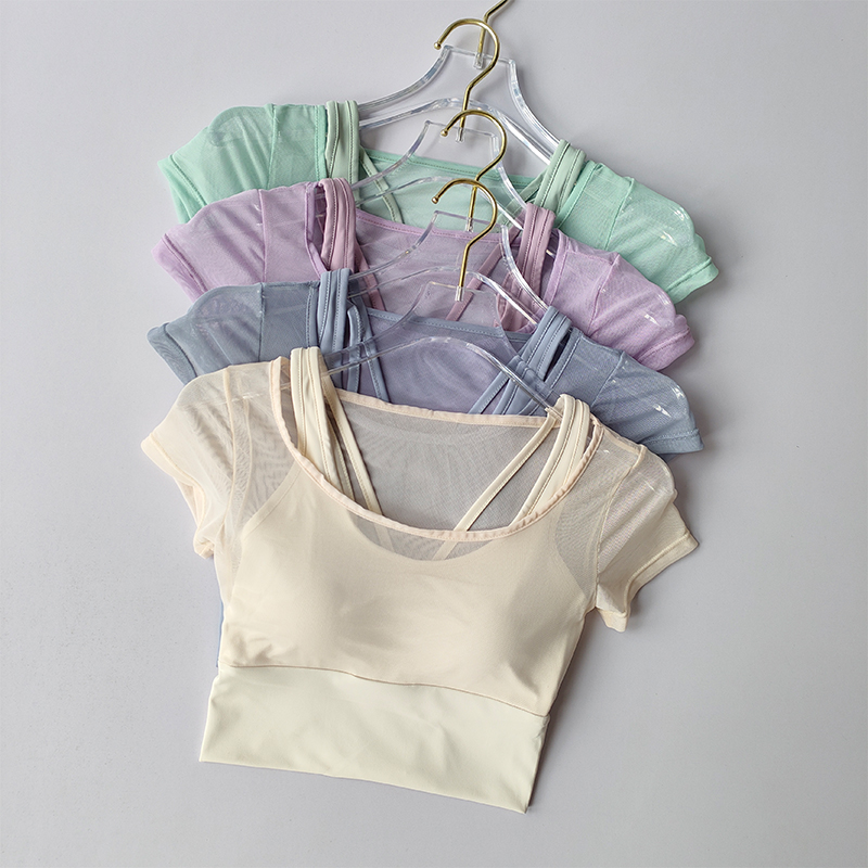 Pilates Yoga Training - Baju Olahraga Pilates Wanita dengan Bantalan