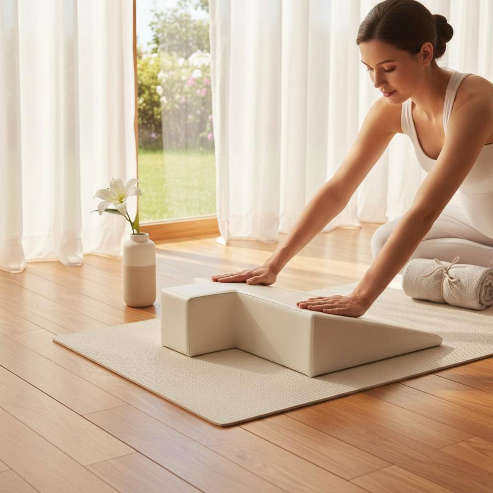 Dukungan Busa Kepadatan Tinggi - Home Pilates Yoga ulasan dan harga