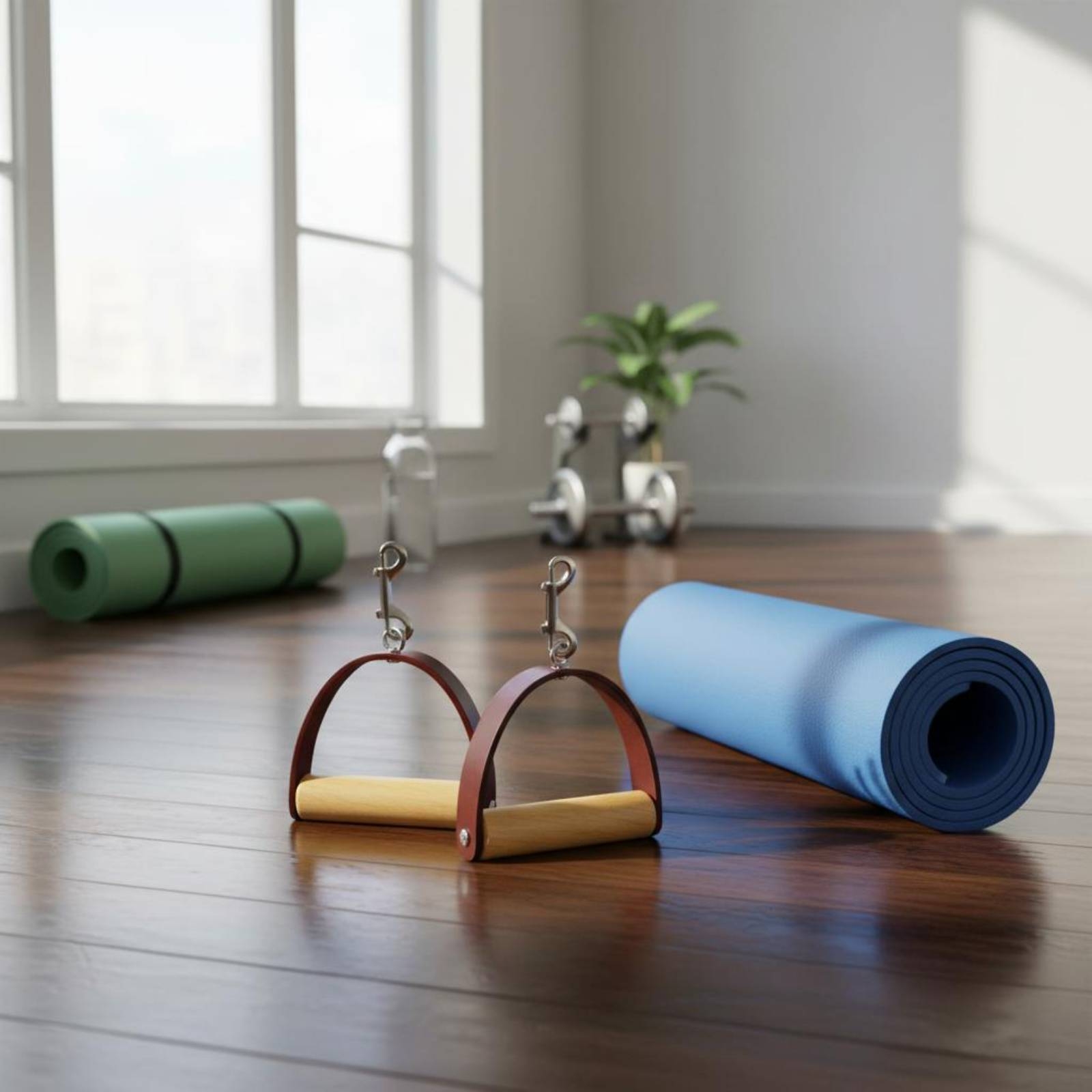 2Pcs/Set Pegangan Kulit Pilate - Pilates & Yoga Training Center ulasan dan harga