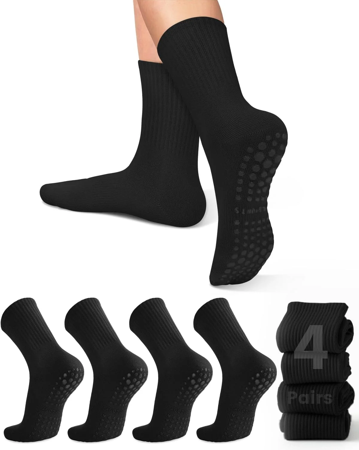 4 pasang kaus kaki yoga wanita - Pilates & Yoga Training Center ulasan dan harga