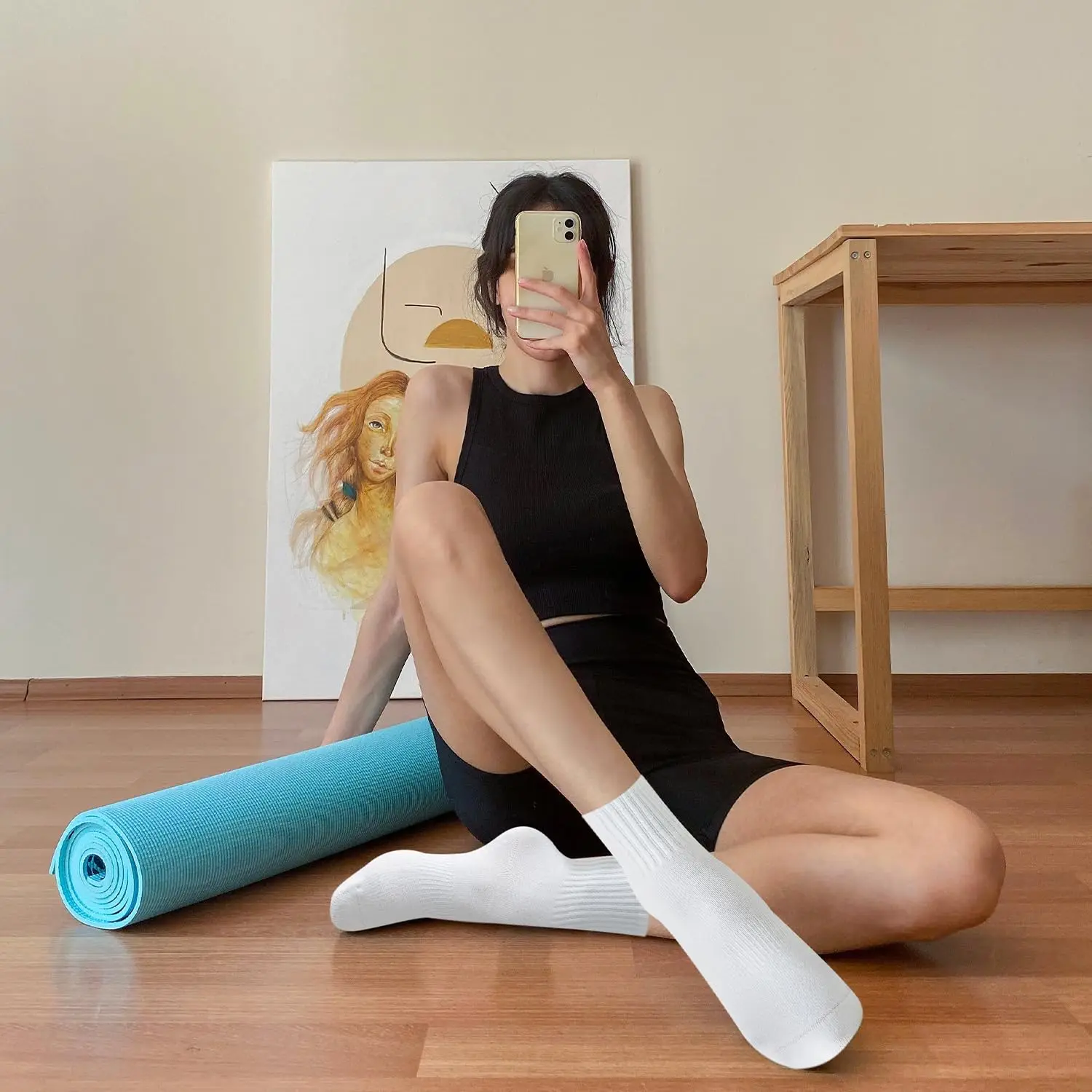 4 pasang kaus kaki yoga wanita - Pilates & Yoga Training Center ulasan dan harga