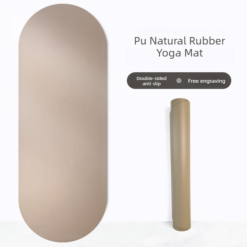 Matras Yoga Karet Alam Oval PU - Pilates Yoga Matte ulasan dan harga