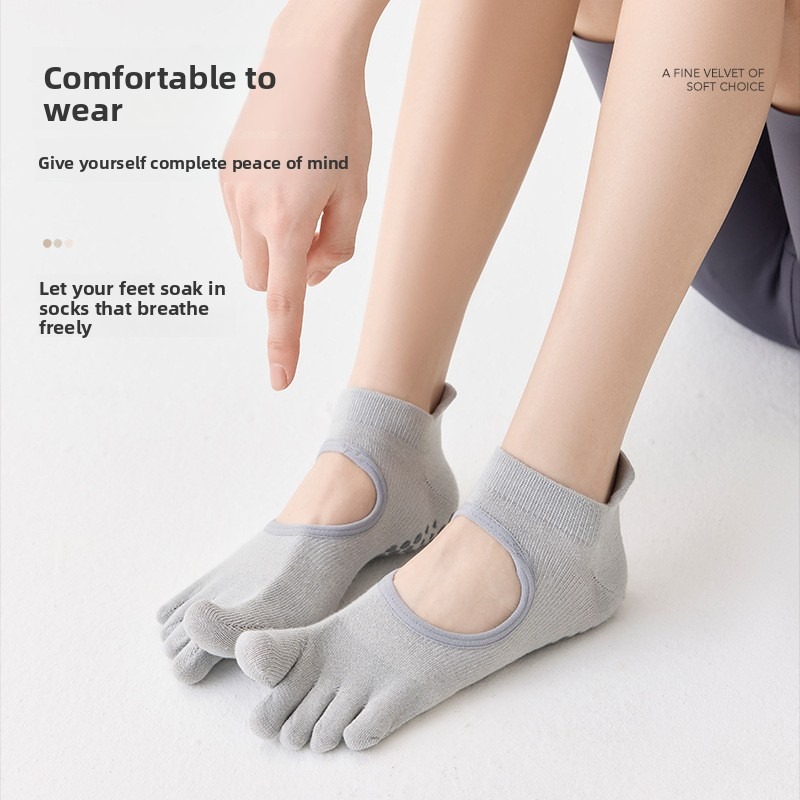 Kaos Kaki Yoga Profesional Wan - Pilates Yoga Sport ulasan dan harga